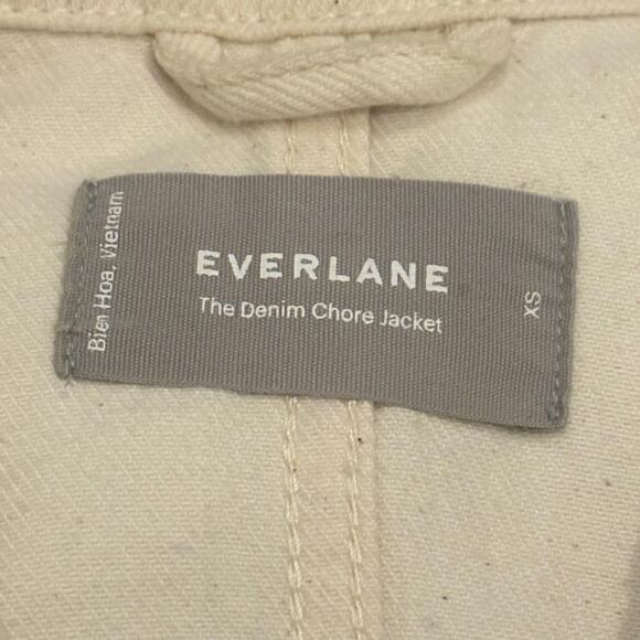 Everlane Denim Chore Jacket in Bone Size XS - Picture 5 of 5